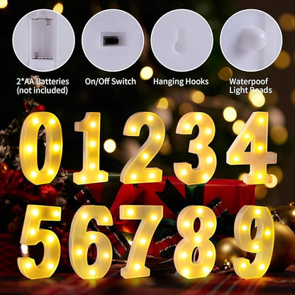 8th Birthday Decorations for Girls and Boys,8 Year Old Birthday Decorations for Centerpieces Table,Light Up Numbers 8 Sign Led for Party Backdrop Wall Decor for Wedding Anniversary Home