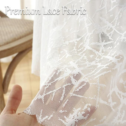 Jeloris Round Lace Tablecloth with Elegant Scalloped Bottom for Any Special Event Such as Wedding, Birthday Party, Baby Shower, Anniversary (78 inch, Style 3)