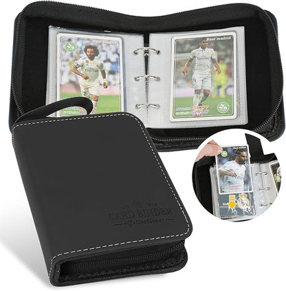Trading Card Binder, Card Collection Binder Album Folder with 80 Side Loading Pockets, 1 Pocket Trading Card Album Folder for TGC,MTG, Baseball Cards, Yugioh