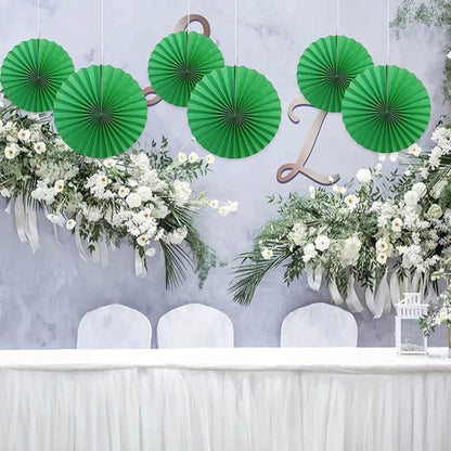 Green Party Decorations,Green Paper Decorations For Party,Tennis Party Decorations Party Paper Fans Bulk 16in,Graduation Decoration Classroom Decor,St Patrick'S Day Decortions 30 Color Diy Set （Green）