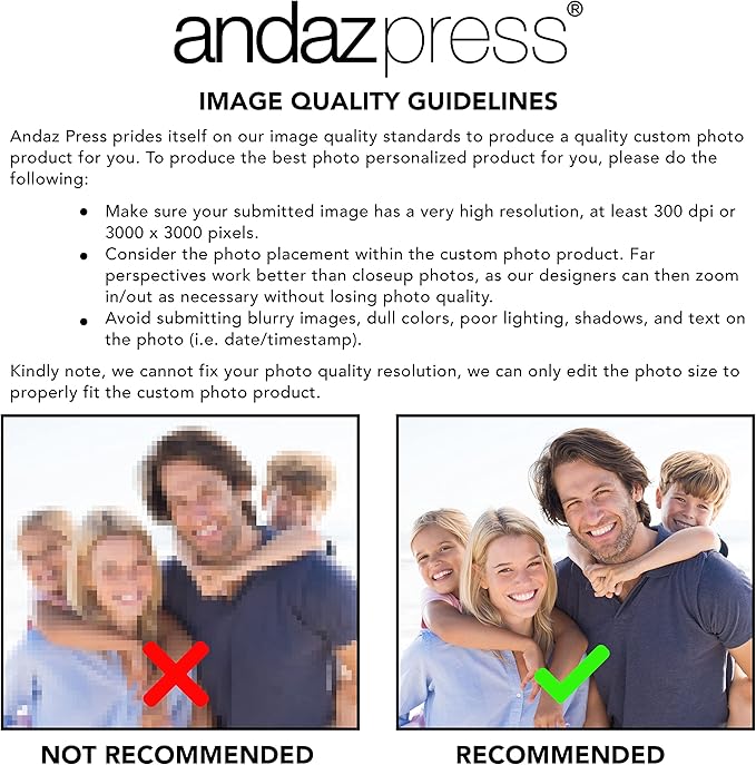 Andaz Press Personalized Favors 20-Pack Custom Photo Water Bottle Labels & Stickers for Events & Parties