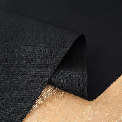 2 Pack Black Table Runner 12 x 60 Inch Solid Color Farmhouse Runners Coffee Table Dresser for Daily Party Home Decoration