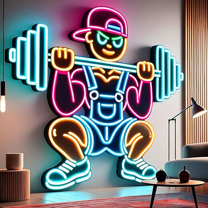 SELICOR Custom Logo Neon Sign - Personalized LED Business Logo with UV Printing, Customized LED Neon Light Up Sign for Home Bar Salon Shops Nails Beauty Company Logo Office Wall
