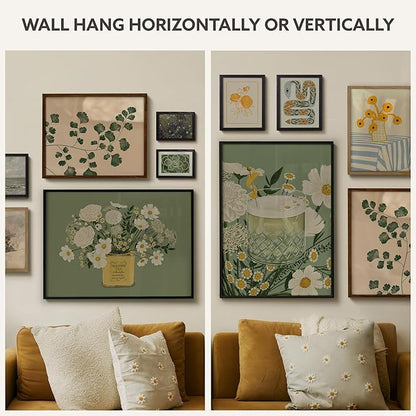Opposite Wall - 20x30 in - Black Picture Frame - Lightweight, Versatile & Shatterproof - Wall Hanging Photo or Poster Frame - Wall Decor for Office, Gallery & Home, 51x76 cm