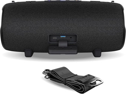 TREBLAB Ultra Loud Wireless Speaker - 60W Stereo Sound with Deep Bass, 20H Playtime, Powerbank, Waterproof, Loudest Portable Bluetooth Speaker for Home, Outdoor Party, Beach, Work, Travel, HD-Max