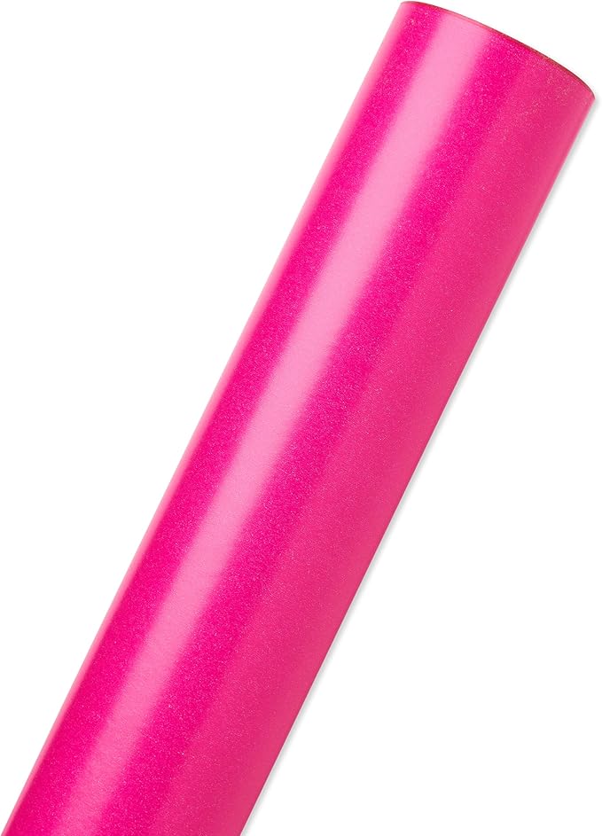 American Greetings Reversible Wrapping Paper Jumbo Roll for All Occasions, Pink and Chevron (1 Jumbo Roll, 175 sq. ft.)