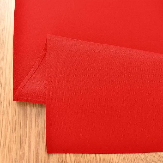 Farmhouse Red Table Runner Dining Table Runners 48 Inches Long Coffee Table Runner for Dresser Living Room Bedroom Holiday Party Banquet 12X48 Inch