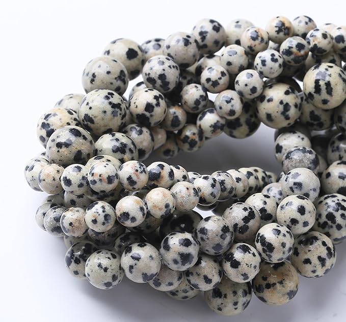 Quail Egg Stone Beads Gemstone Round Crystal Energy Jade Beads Stone Beads for Jewelry Making DIY Bracelet Necklace Jewelry Making 1 Strand 15.5inch 31PCS 12MM