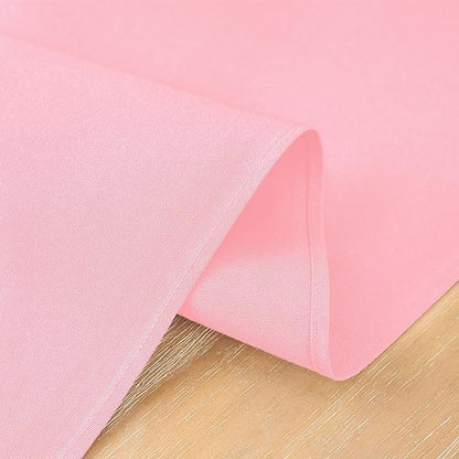 2 Pack Pink Small Short Table Runner 12 x 48 Inch Solid Color Runners Coffee Table Dresser for Daily Party Home Decoration