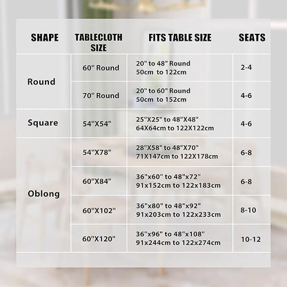 sancua 2 Pack Beige Tablecloth 54 x 78 Inch, Rectangle 4 Feet Table Cloth - Stain and Wrinkle Resistant Washable Polyester Table Cover for Dining Tables, Buffet Parties and Camping