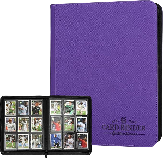 Trading Card Binder, Card Collection Binder Album Folder with 540 Side Loading Pockets, 9 Pocket Trading Card Album Folder for TGC,MTG, Baseball Cards, Yugioh