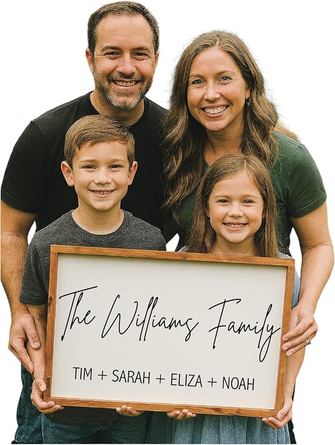 personalized home sign custom last name sign marriage ceremony decorations Newlywed gifts personalized family name sign custom last name wall decor (Family Sign)