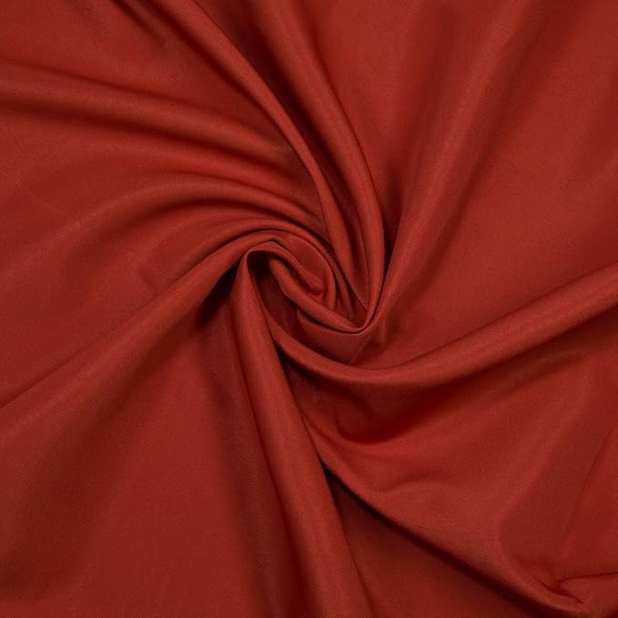 Gee Di Moda Rectangle Tablecloth - 60 x 102 Inch Burnt Orange - Heavy Duty, Wrinkle Resistant, Machine Washable - Ideal for 6 Ft Rectangular Table, Buffet, Dinner, Wedding & Baby Shower