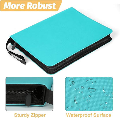 Trading Card Binder, Card Collection Binder Album Folder with 720 Side Loading Pockets, 9 Pocket Trading Card Album Folder for TGC,MTG, Baseball Cards, Yugioh