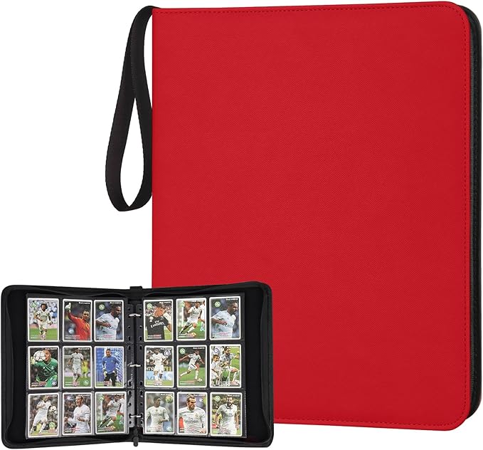 Trading Card Binder, Card Collection Binder Album Folder with 720 Side Loading Pockets, 9 Pocket Trading Card Album Folder for TGC,MTG, Baseball Cards, Yugioh