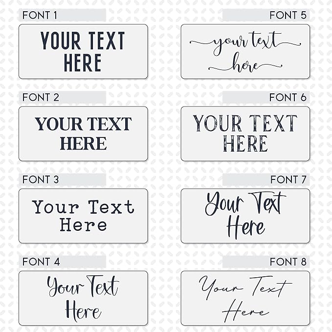 Personalized Signs for Home, Custom Sign with Any Text, 3 Sizes - 12 Background Options & 8 Fonts - Customizable Sign 11X5