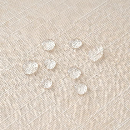 NLMUVW Linen Tablecloth for Rectangle Table - Textured Table Cloth Water Resistant Farmhouse Burlap for Kitchen Dining Café,Champagne, 54 x 108 Inch