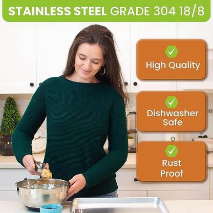 Spring Chef Medium #40 Stainless Steel Cookie Scoop for Baking - Multifunctional Cookie Dough Scoop with Trigger Release, 1.7 Tablespoon Food Scooper for Kitchen - Dishwasher Safe Melon Baller - Black