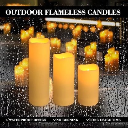 36Pack Flameless LED Candles, Waterproof for Indoor & Outdoor Use, Equipped with 10-Key Remotes & Timer, Ideal for Weddings, Table Decor, Festivals & Home Accents…