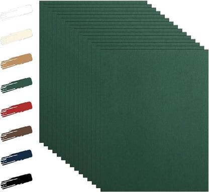 28 Sheets Dark Green Cardstock 8.5 x 11 Craft Paper, 92lb Premium Christmas Paper Card Stock for Wedding Invitations, School Crafting, Business Cards, Making Cards, Party