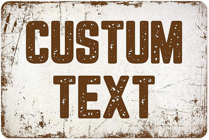 Custom Sign, Custom Street Sign, 11 Font Colors, 13 Font Styles, 4 Hole Options, 22 Sizes, 12x18 Inches, Rust Free DiBound, Fade Resistant, Made in USA by My Sign Center (Rustic)