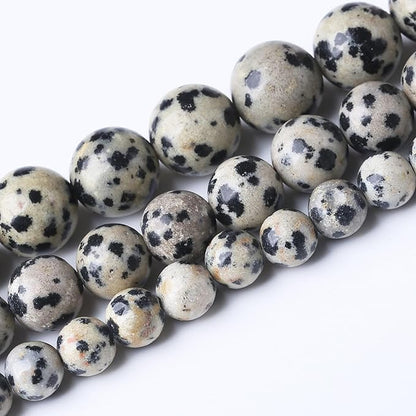 Quail Egg Stone Beads Gemstone Round Crystal Energy Jade Beads Stone Beads for Jewelry Making DIY Bracelet Necklace Jewelry Making 1 Strand 15.5inch 31PCS 12MM