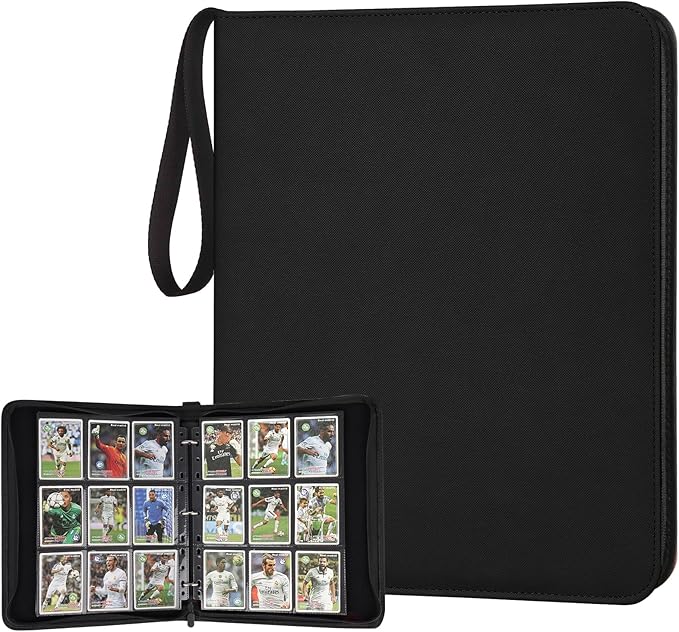 Trading Card Binder, Card Collection Binder Album Folder with 720 Side Loading Pockets, 9 Pocket Trading Card Album Folder for TGC,MTG, Baseball Cards, Yugioh
