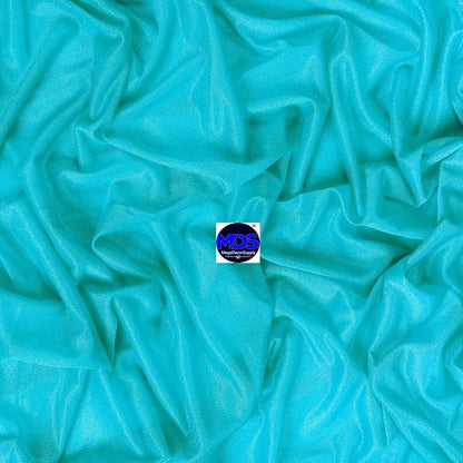 MDS Halloween Chiffon Table Runner - 10 Pack, 29 x 120 Inches, 10ft Each - Sheer Spooky Table Runners for Haunted House Parties, Trick-or-Treat Tables, Witchy Décor, Wedding & Events - Peacock Blue