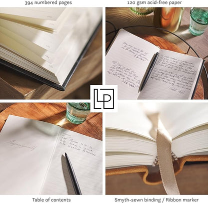 Luxury Leather Journal - Elegant Gift for Men & Women | Full-Grain Leather Notebook with Numbered Pages & Table of Contents | Perfect for Birthdays, Anniversaries, & Special Occasions