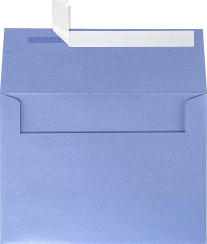 LUXPaper A7 Invitation Envelopes | Peel & Press | 5 1/4" x 7 1/4" | Vista Metallic | 80lb. Text | 250 Qty