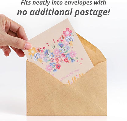 Make Your Heart Flutter 25 Bird and Butterfly Wildflower Seed Packets for Planting, A Beautiful Valentines Day Gift, Bentley Seed Co
