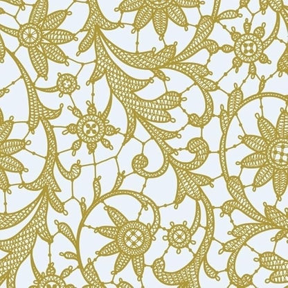 Exquisite Lace Table Cloth Rectangle Table Plastic 12-Pack Lace Tablecloth Rectangular 54" X 108" | Clear & Gold Floral Tablecloth Disposable | Wild Flower Party Decorations & Party Supplies