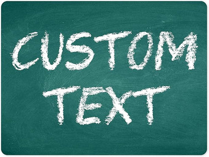 Custom Sign, Custom Street Sign, 11 Font Colors, 13 Font Styles, 4 Hole Options, 22 Sizes, 36x48 Inches, Rust Free DiBound, Fade Resistant, Made in USA by My Sign Center (Chalkboard Green)