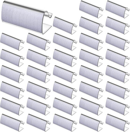 150 Pieces Table Skirting Clips Clear Tablecloth Clips for Indoor Outdoor Events Wedding Meeting Party Picnic Banquet
