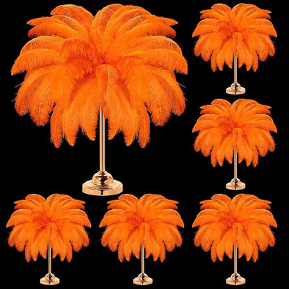 80 Pcs Large Natural Ostrich Feathers Plumes 14-16 Inch Bulk for DIY Crafts Wedding Party Centerpiece Vase
