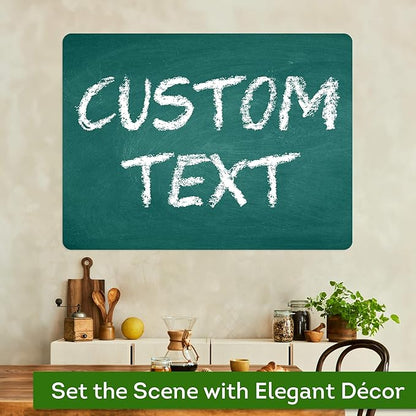 Custom Sign, Custom Street Sign, 11 Font Colors, 13 Font Styles, 4 Hole Options, 22 Sizes, 36x48 Inches, Rust Free DiBound, Fade Resistant, Made in USA by My Sign Center (Chalkboard Green)