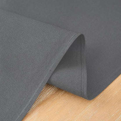 2 Pack Grey Table Runner 12 x 90 Inch Solid Color Farmhouse Runners Coffee Table Dresser for Daily Party Home Decoration
