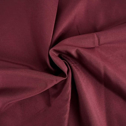 Efavormart Round Tablecloth, 120 Inch Stain & Wrinkle Resistant Washable Table Cloth, Decorative Polyester Fabric Table Cover for Banquet, Wedding, Dining - Burgundy