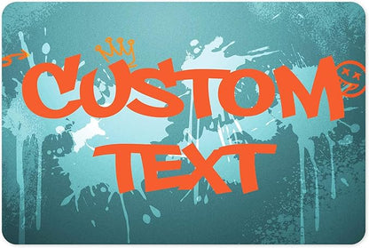 Custom Sign, Custom Street Sign, 11 Font Colors, 13 Font Styles, 4 Hole Options, 22 Sizes, 12x18 Inches, Rust Free DiBound, Fade Resistant, Made in USA by My Sign Center (Graffiti)
