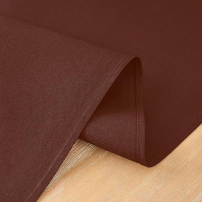 2 Pack Chocolate Table Runner 12 x 60 Inch Solid Color Farmhouse Runners Coffee Table Dresser for Daily Party Home Decoration
