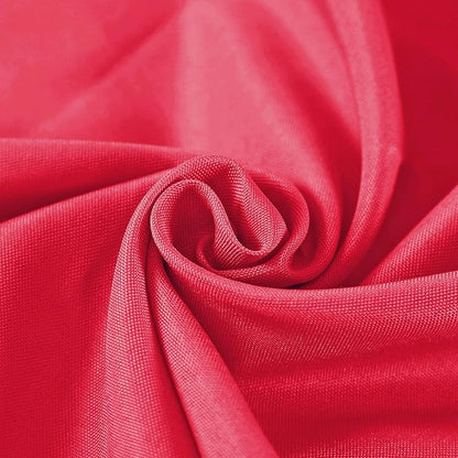 Cupuamon 108 inch Round Tablecloth Washable Polyester Table Cloth Decorative Table Cover for Wedding Party Dining Banquet（108 inch,Red）