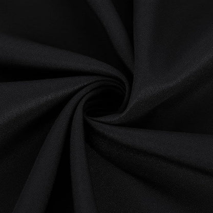 Fitable 8 Pack Black Table Cloths 120 Inch Round - Stain Resistant and Washable Tableclothes, Polyester Fabric Table Covers for Wedding, Party, Banquet, Formal Events