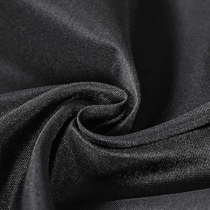 Rectangle Tablecloth 60x120 inch Washable Polyester Fabric Table Cloth for Wedding Party Dining Banquet Decoration（12 Pack 60x120, Black）