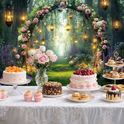 6x4ft Purple Flower Wedding Photography Backdrop Lavender Floral Wedding Bridal Photography Backdrop Anniversary Birthday Baby Shower Girl Party Banner Photo Booth Props Background Wall Decor