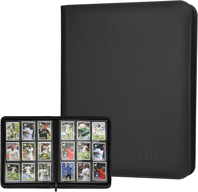 Trading Card Binder, Card Collection Binder Album Folder with 540 Side Loading Pockets, 9 Pocket Trading Card Album Folder for TGC,MTG, Baseball Cards, Yugioh