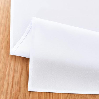 Farmhouse White Table Runner Dining Table Runners 60 Inches Long Coffee Table Runner for Dresser Living Room Bedroom Holiday Party Banquet 12X60 Inch