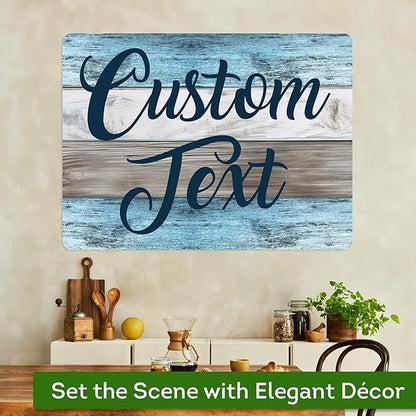 Custom Sign, Custom Street Sign, 11 Font Colors, 13 Font Styles, 4 Hole Options, 22 Sizes, 36x48 Inches, Rust Free DiBound, Fade Resistant, Made in USA by My Sign Center (Coastal)