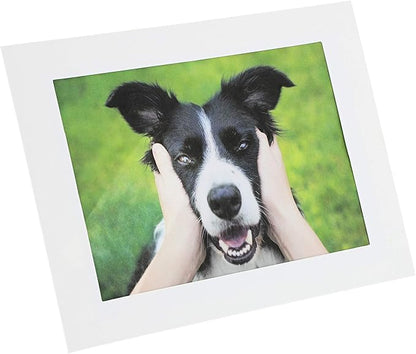 Juvale Cardboard Picture Frames - White Easel Back Display - Customizable Craft Supplies & Photo Displays - Bulk Picture Frames 30-Pack - White, 5 x 7 in