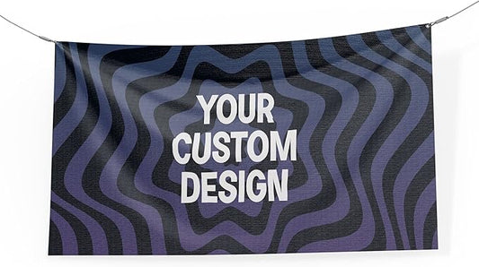 Custom Banner Large By Dreamcontroller | Personalize Polyester Wall Hanging Banner Sign For Outdoor With Image Text Logo For Business Birthday Graduation Event | Made In Usa | Hd Print