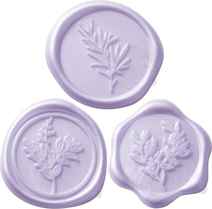 Wax Seal Stickers (60 Pcs, 3 Designs in 1 Pack) Premium Envelope Seal Stickers for Wedding Invitation Envelopes, Adhesive Wax Seals, Perfect for Seating Chart, Gift Wrapping